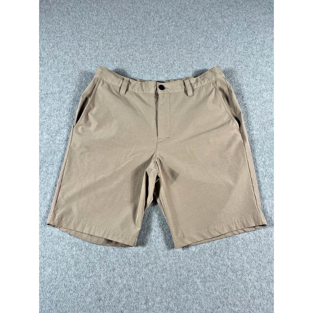 Banana Republic Mens Shorts 34 Tan Khaki Performance Ripstop Stretch Golf Chino